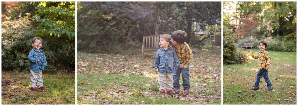 Boys Play in Bethesda Maryland Photo Session