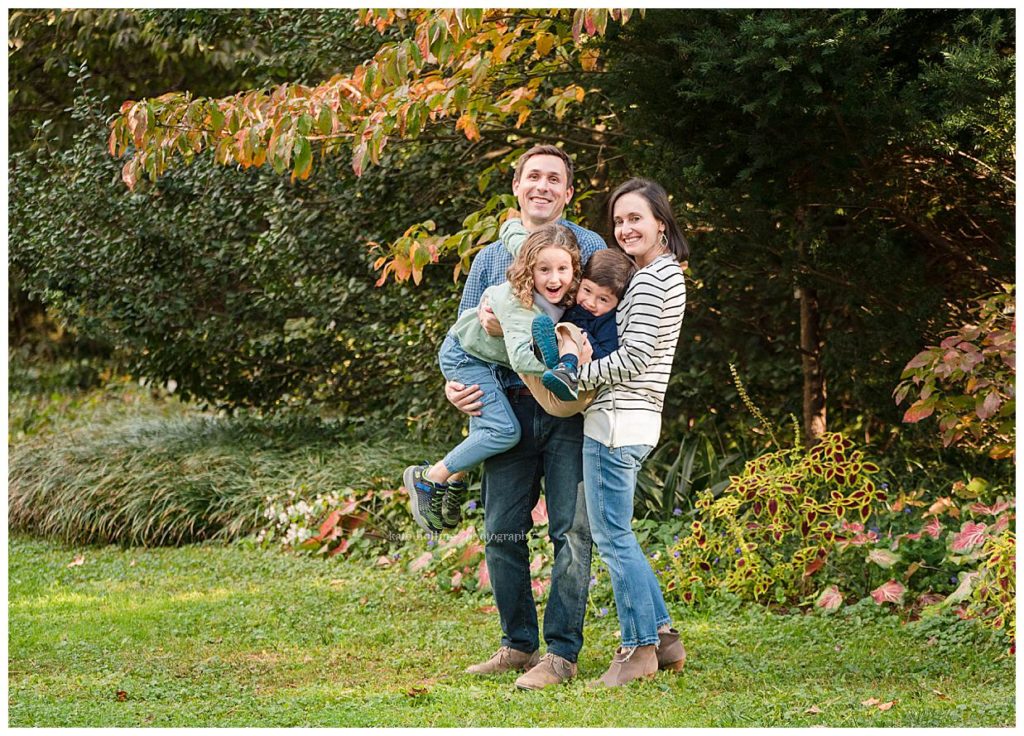 Family fall mini session, Bethesda Maryland